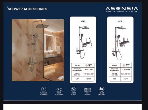 Luxury kitchen sinks and bathroom accessories